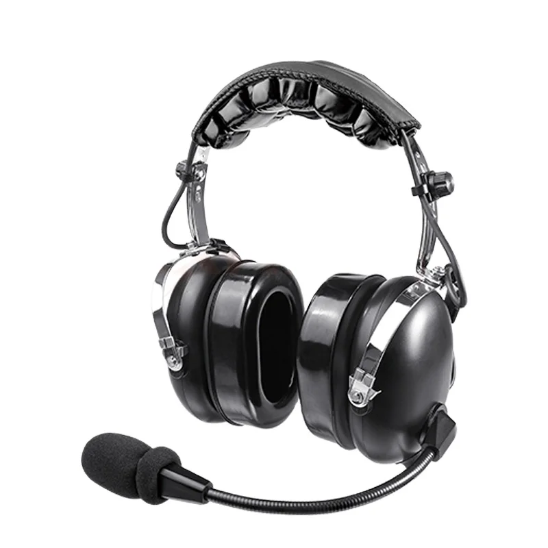 

PNR Passive Noise Reduction Pilot Aviation Headset With U-174U Connector For Helicopters