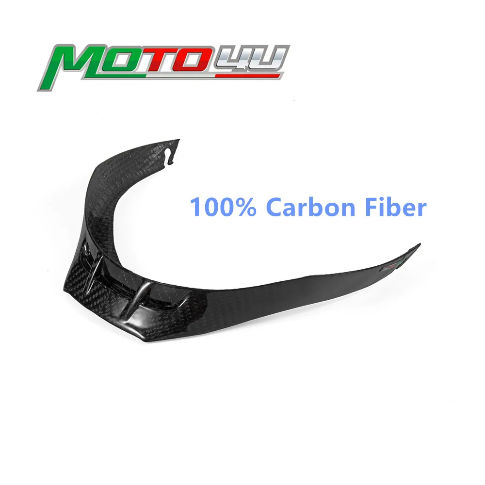 MOTO4U 1pc Tail Spoiler Replacement 100% Carbon Fiber Helmet Spoiler Cascos Accessories Rear Spoiler Replacement Helmet L Size