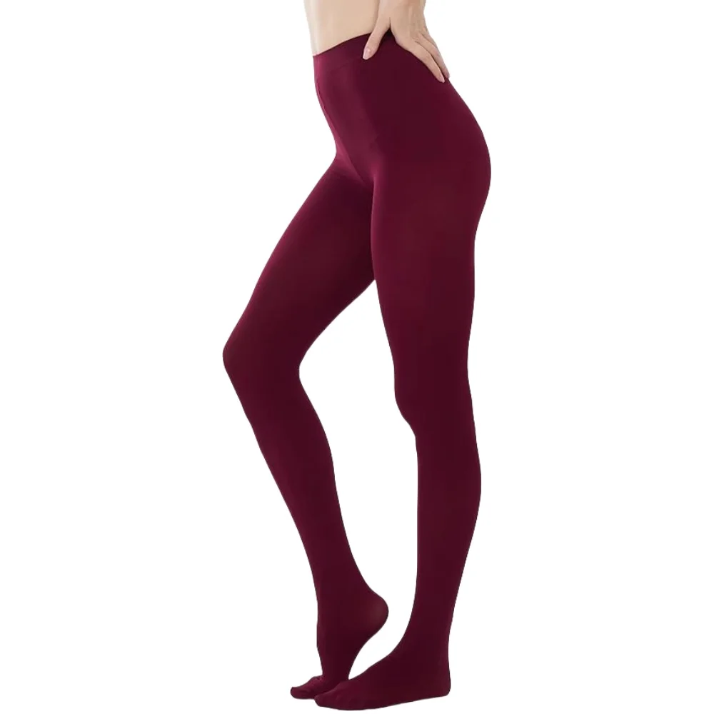 80D سوبر مطاطا المخملية جوارب طويلة الملونة المرأة الملابس الداخلية جوارب ضيقة الإناث Strumpfhosen لربيع الخريف