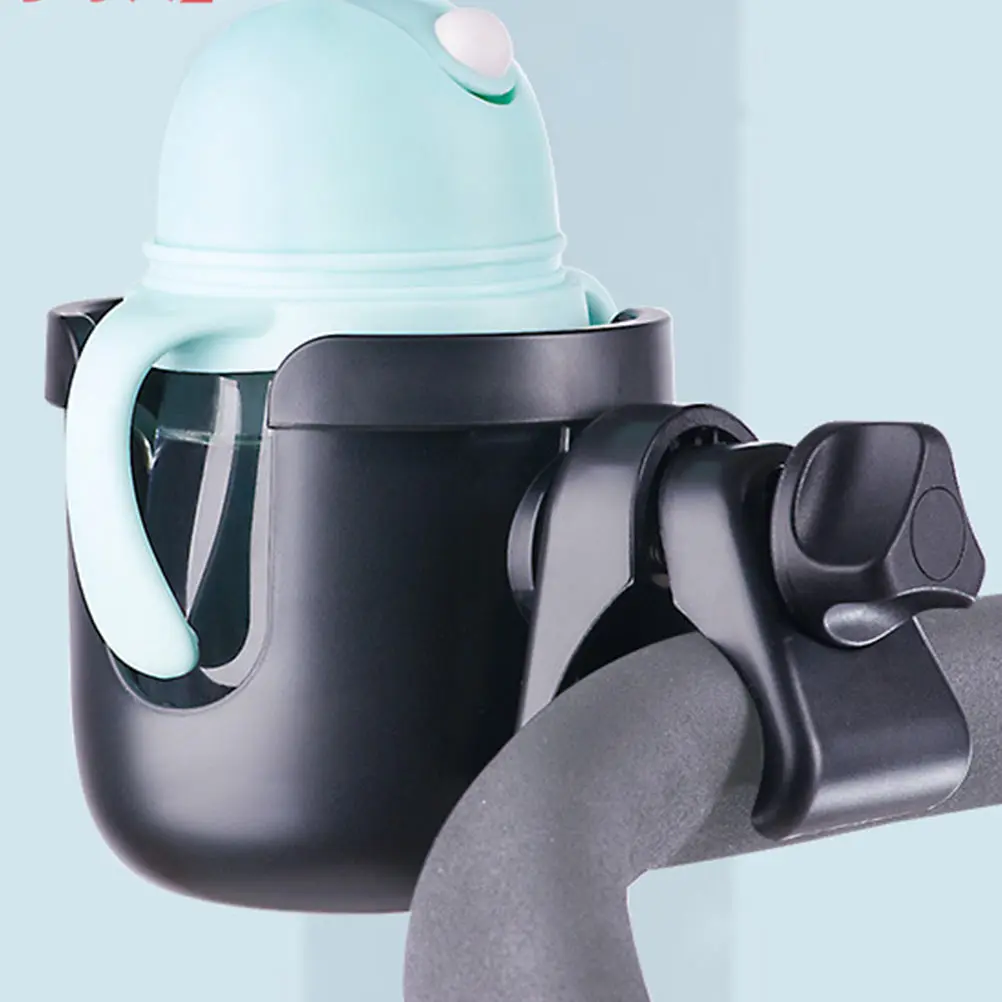 

Baby Stroller Cup Holder Durable Strong Easy Install Multi Purpose Cellphone Storage Compatible With Most Baby Trolleys Stroller