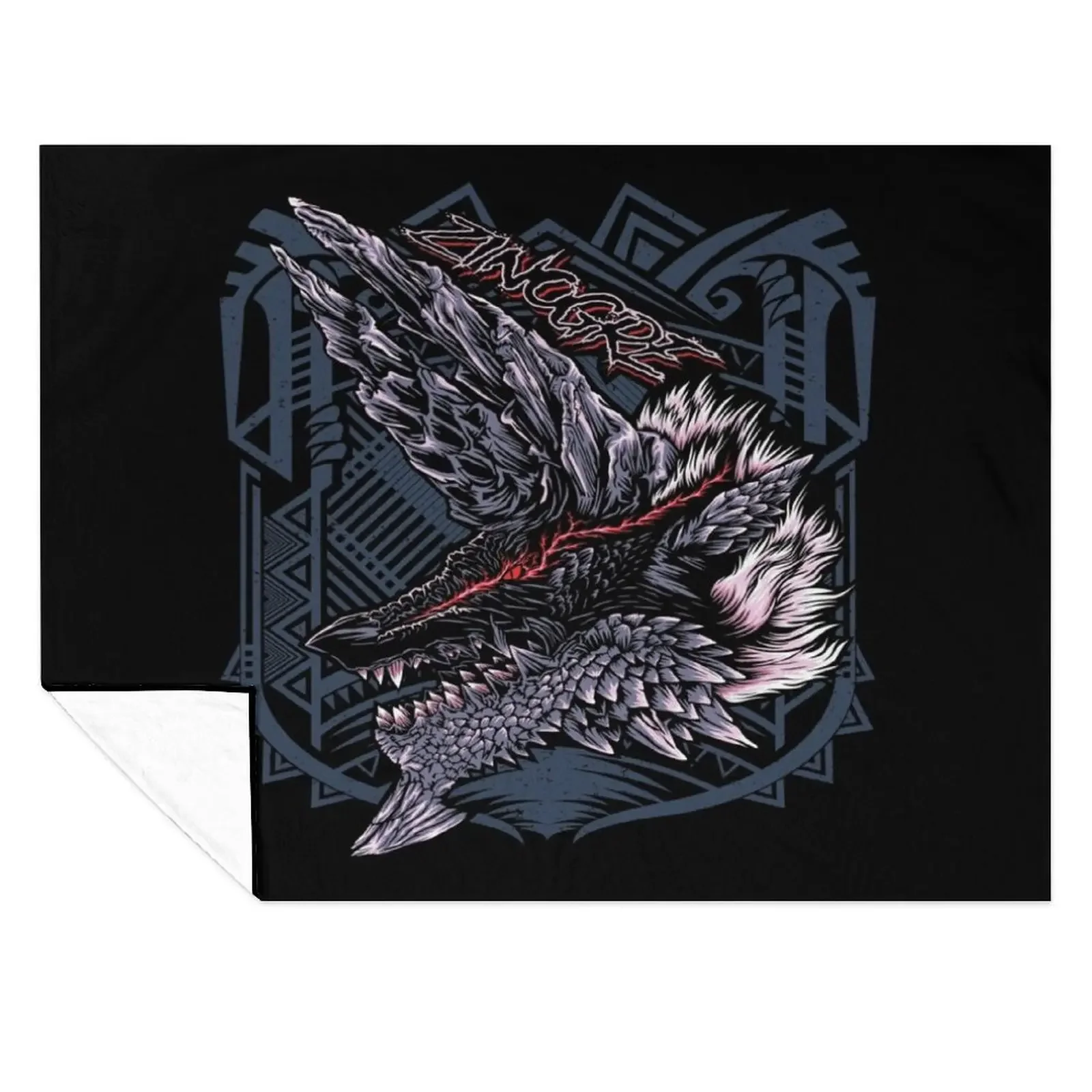 

Zinogre MHW Throw Blanket Soft Beds Blankets For Baby Flannel Fabric Thins Blankets