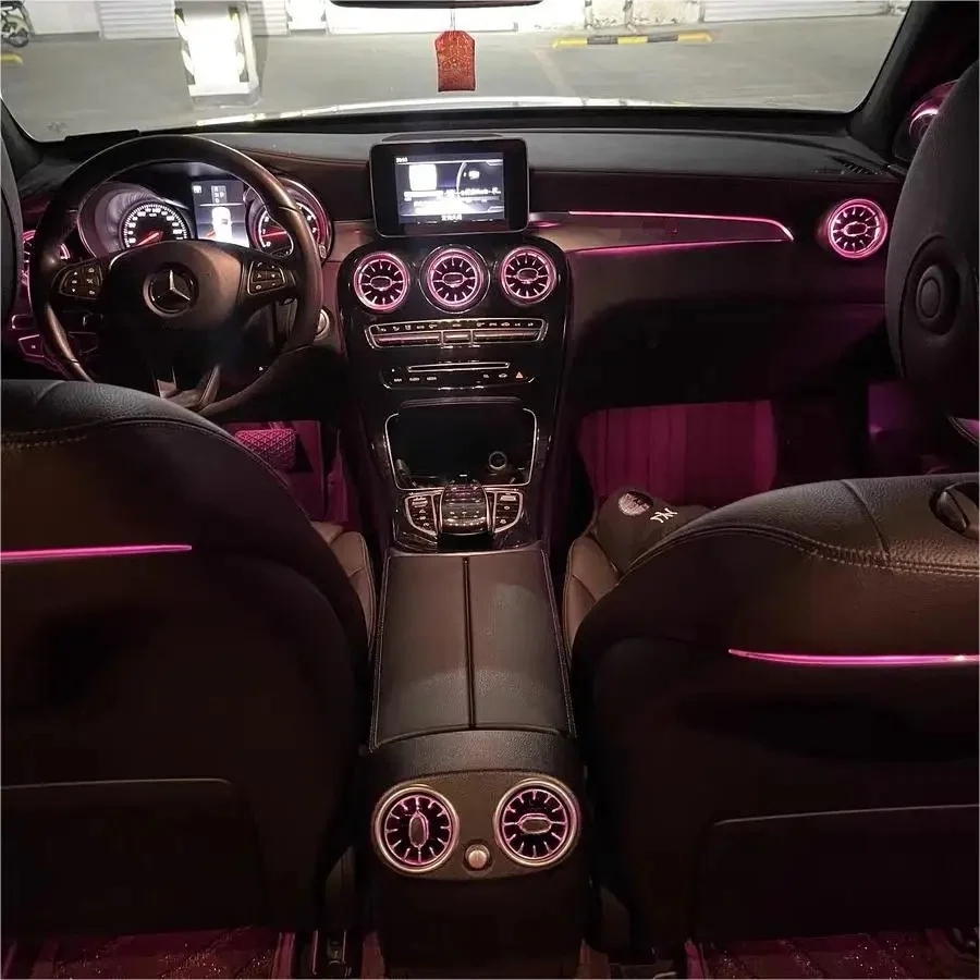 

Suitable for Mercedes benz W205 X253 air Vent Turbine Ambient Light Light in Car Neon Light Strip