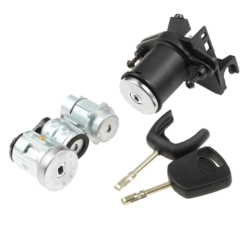 New Lock Door Ignition Barrel With 2 Keys Ignition Switch Door Lock Trunk Lock For Ford Fiesta MK V Fusion/Mk5 1479660