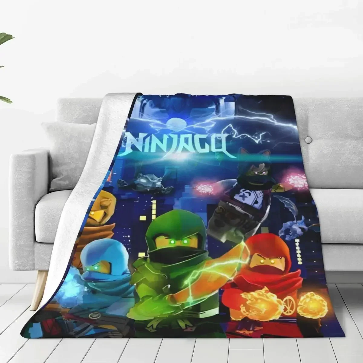 N-ninjagos Velvet Throw Blanket Blanket for Bedding Office Super Warm Bedding Throws