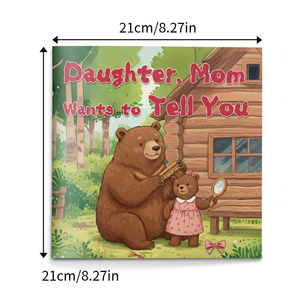 Children's family storybook, daughter and son picture book suitable for parent-child reading, children's emotional learning book