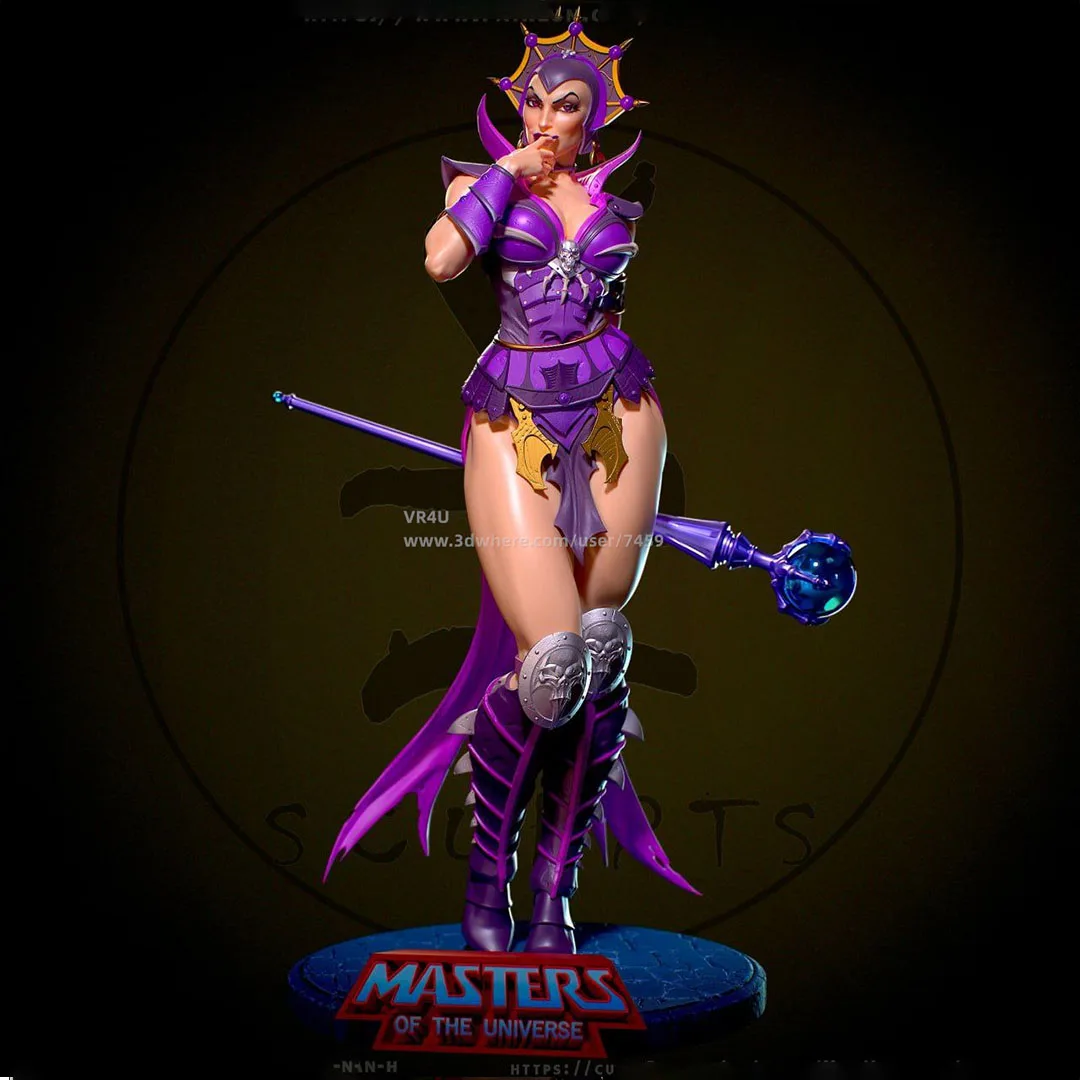 120mm, 100mm, 75mm, 50mm 3D Print, NSFW,Evil-Lyn Miniature Resin Figures, Unassembled and Unpainted Kits, Adult Collectible Toys