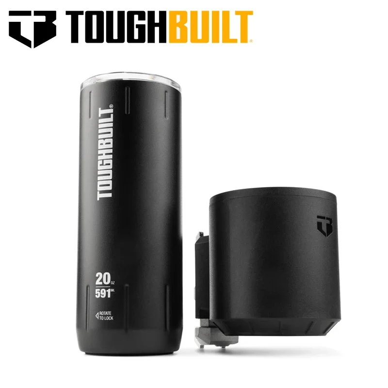 toughbuilt-tb-b1-a-52-t20-vacuum-cup-590ml-double-wall-vacuum-cold-and-heat-preservation-cup-holder-mounts-stacktech-portable