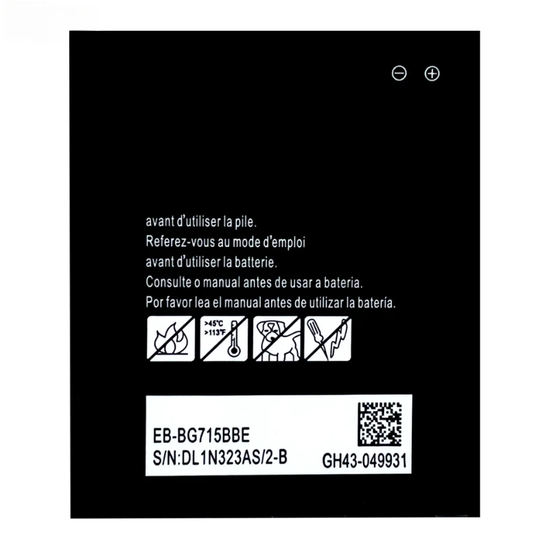 브랜드 뉴 EB-BG715BBE 4050mAh 고품질 모바일 폰 교체 배터리 삼성 갤럭시 Xcover Pro Xcover6 Pro용