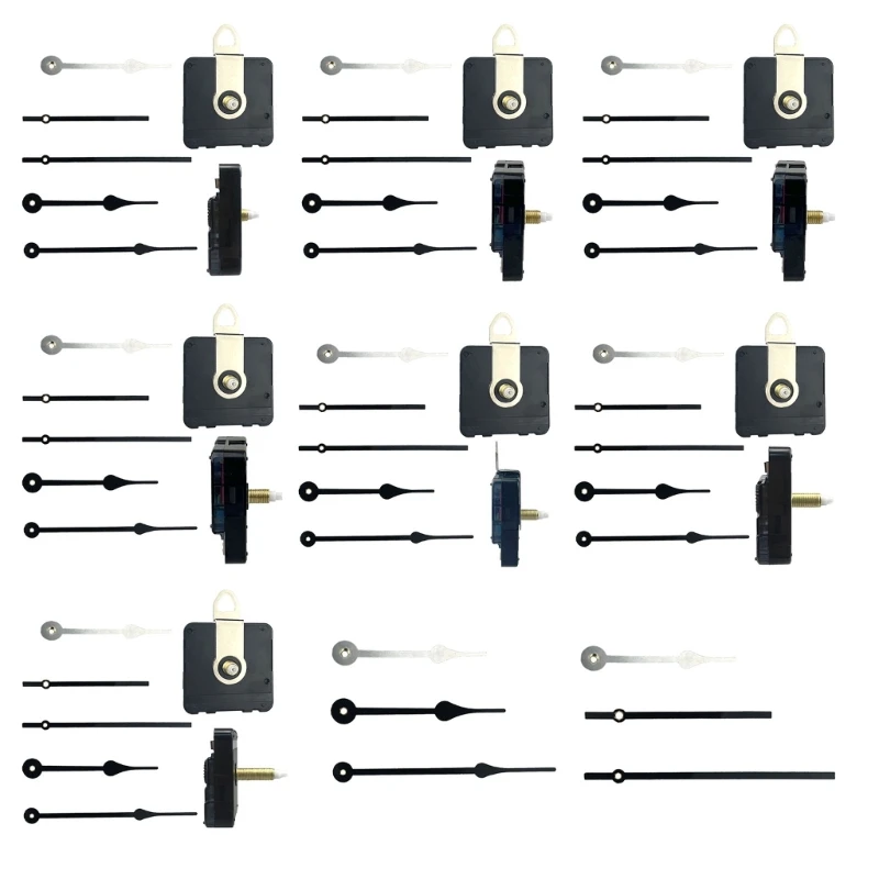 Clock Mechanism Quartzs Movement Machine Wall Hand Pointers Set Clockworks Table Long Watches Repair Part