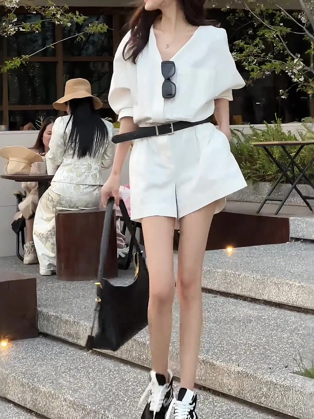 

Летний модный белый льняной комбинезон-брюки для женщин из тонкого ледяного шелка, с широкими штанинами, облегающий, с высокой талией, в корейском стиле, повседневный