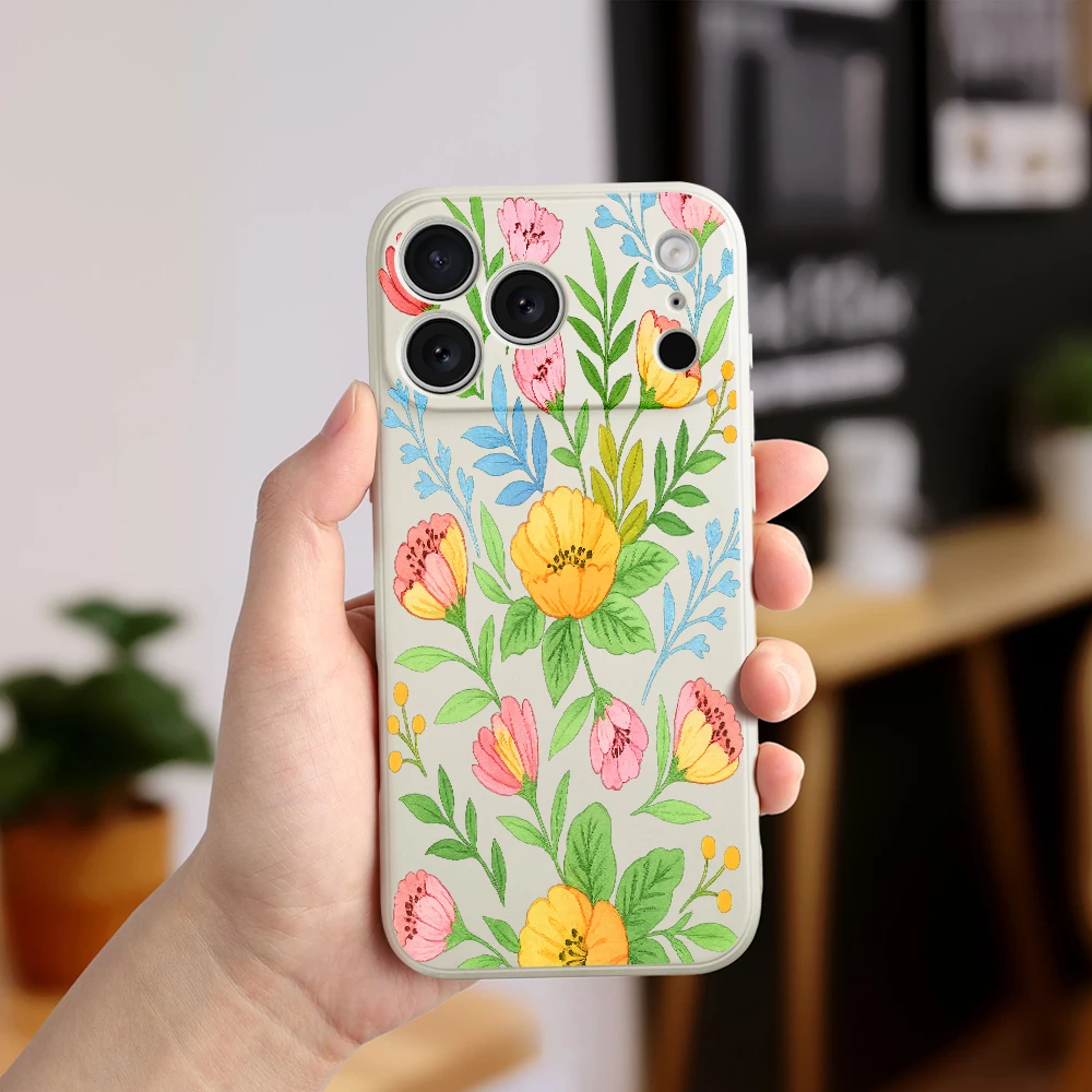 حافظة لهاتف آيفون 17 ProMax 17 Air 16 15 14 13 12 11 Pro Max XS Max7 8 Plus 16e 16 Plus غطاء من البولي يوريثان الحراري Coque