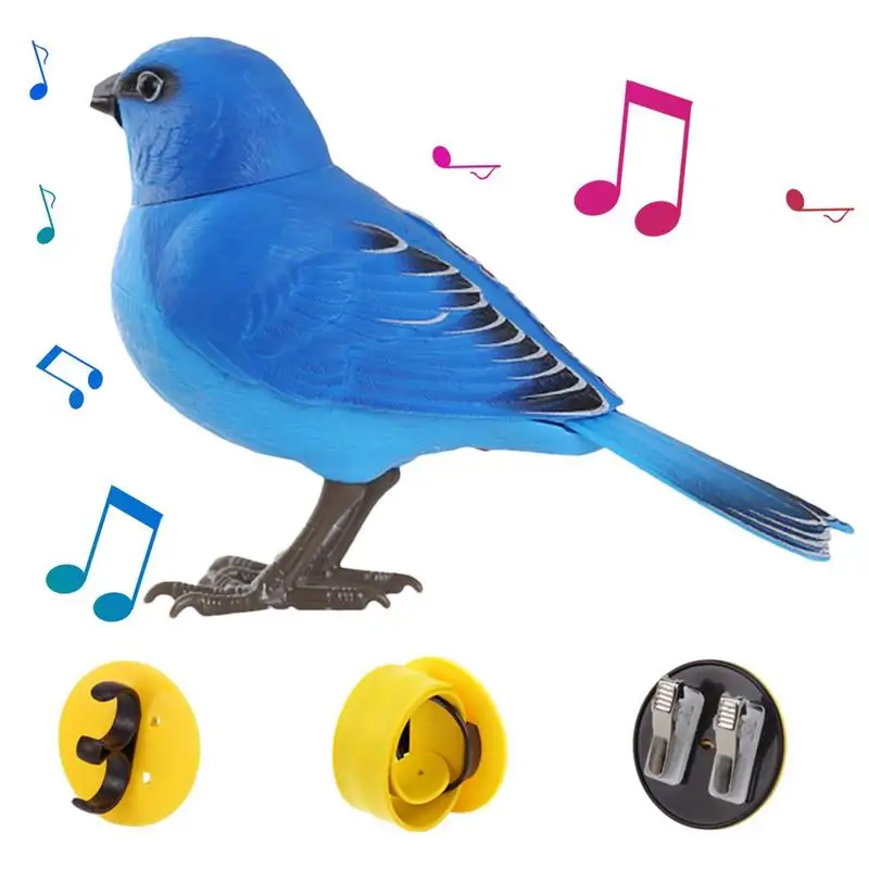 

Simulation Bird Toy Electric Interactive Toy With Light & Voice Control Realistic Simulation Birds Making Sounds Tree Ornaments