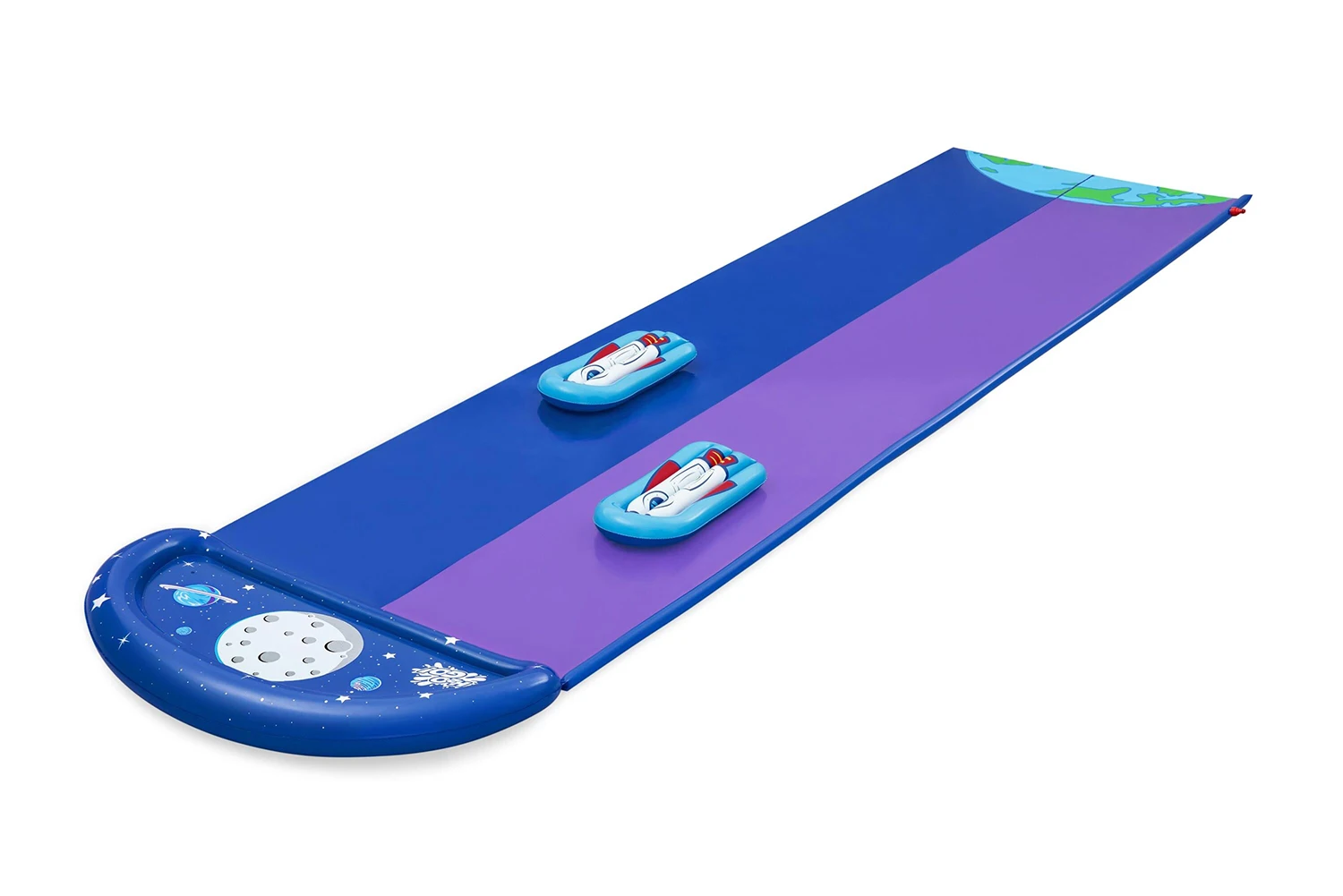 Verão ao ar livre água jogar brinquedos crianças gramado respingo de água slide piscina esteira fazer deslizar para 2 pessoas padrão espaço