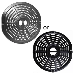 Air Fryer Replacement Parts Round Grill Plate Crisper Plate 5QT Non-Stick Coating Air Fryer Accessories Rack for Gowise 918D