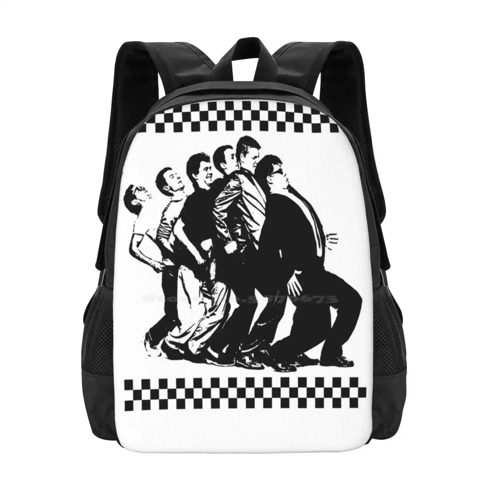 Madness Backpacks For School Teenagers Girls Travel Bags Pop Art Reggae Ska Rocksteady The Specials Dub Skinhead