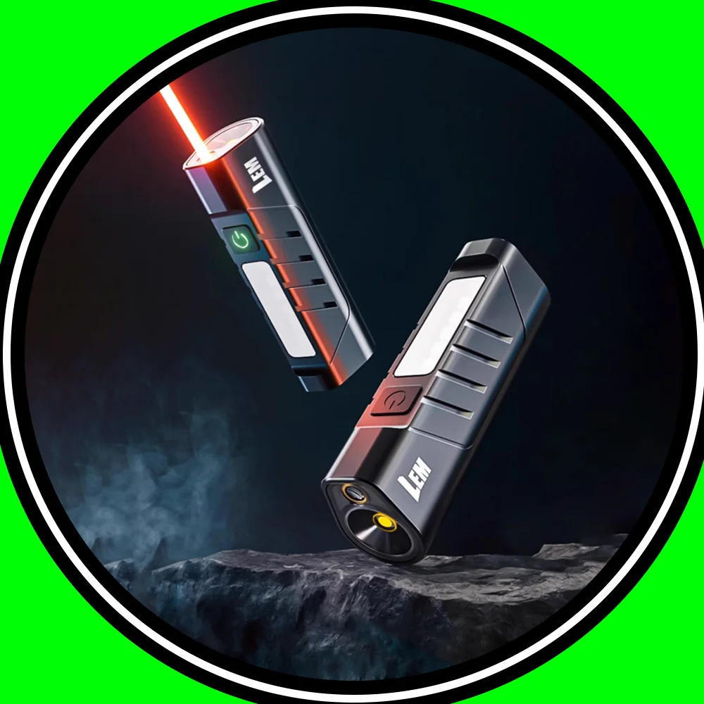 

LEM M55/M56 Outdoor Flashlight Portable Strong Light Camping Torch Long Range Rechargeable 600LM/1000LM Magnetic Flashlight