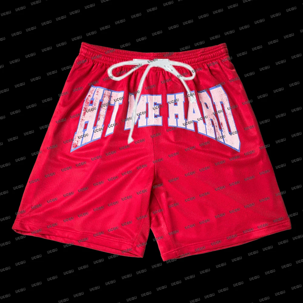 Nuovi arrivi estivi Pantaloncini rossi per donna Billie World Tour Concerto Stesso stile Pantaloni corti Pantaloncini da spiaggia casual ad asciugatura rapida