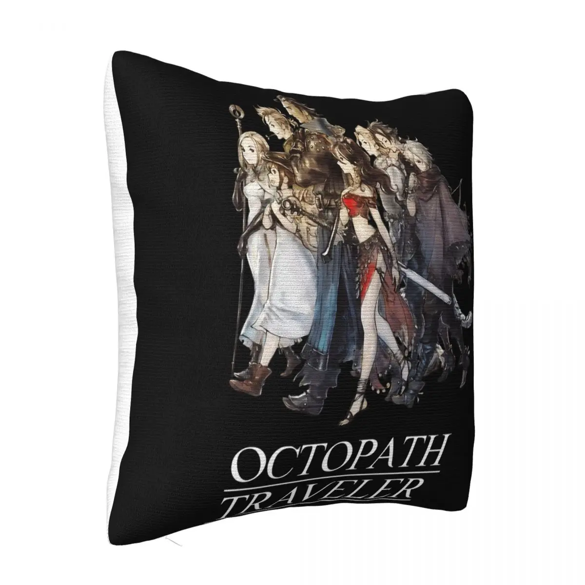 Octopath Traveler - Travelers Logo Pillowcase Pillow Covers 45X45 Cushions Cover Pillow Case Pillow Cover image 2