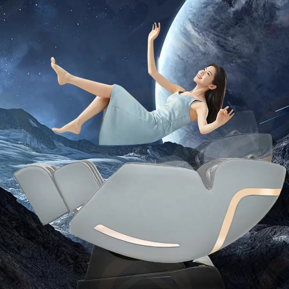 Zero Gravity Massage Chair, 4D Airbag Full Body, Electric Heated Recliner, Shiatsu Home Theater Equipment, Luxury Seat