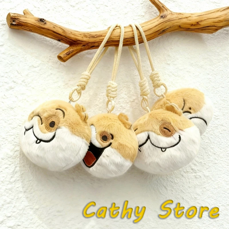 

Оригинальный милый щенок, змеиная точка, голова, плюшевая кукла, аниме, периферийная подвеска, сумка, брелок, кавайный плюшевый кулон, украшение, подарки