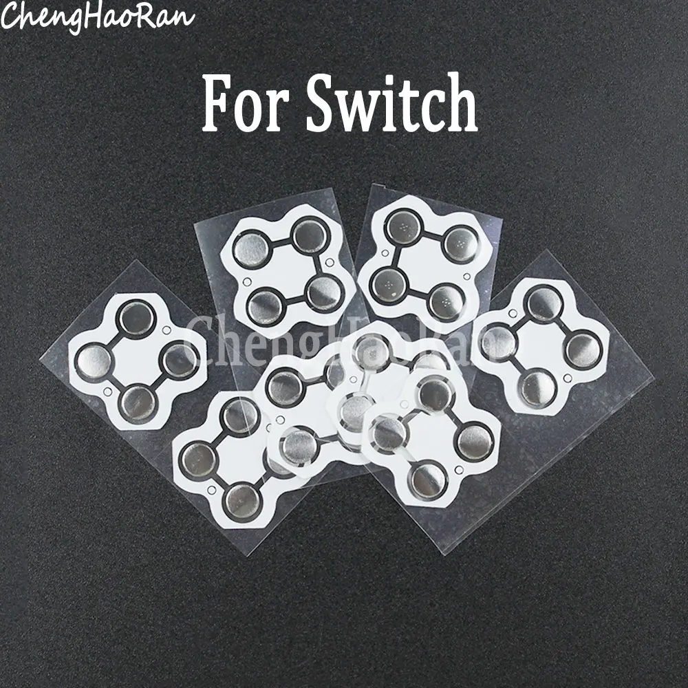 For NS Switch Cross Key ABXY Button Sticker Joy-Con Handle Key Film For Switch Metal Sheet Conductive Sticker Replace Parts