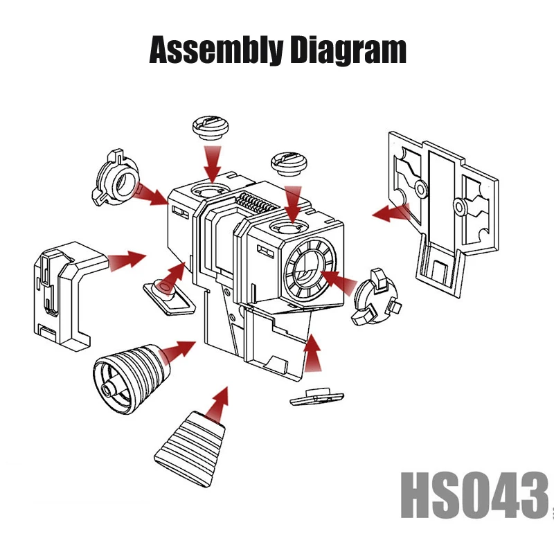 Universal Backpack Thruster Attached Metal Nozzle Accessory  For Gundam HG Model Making Kits Hobby DIY Parts