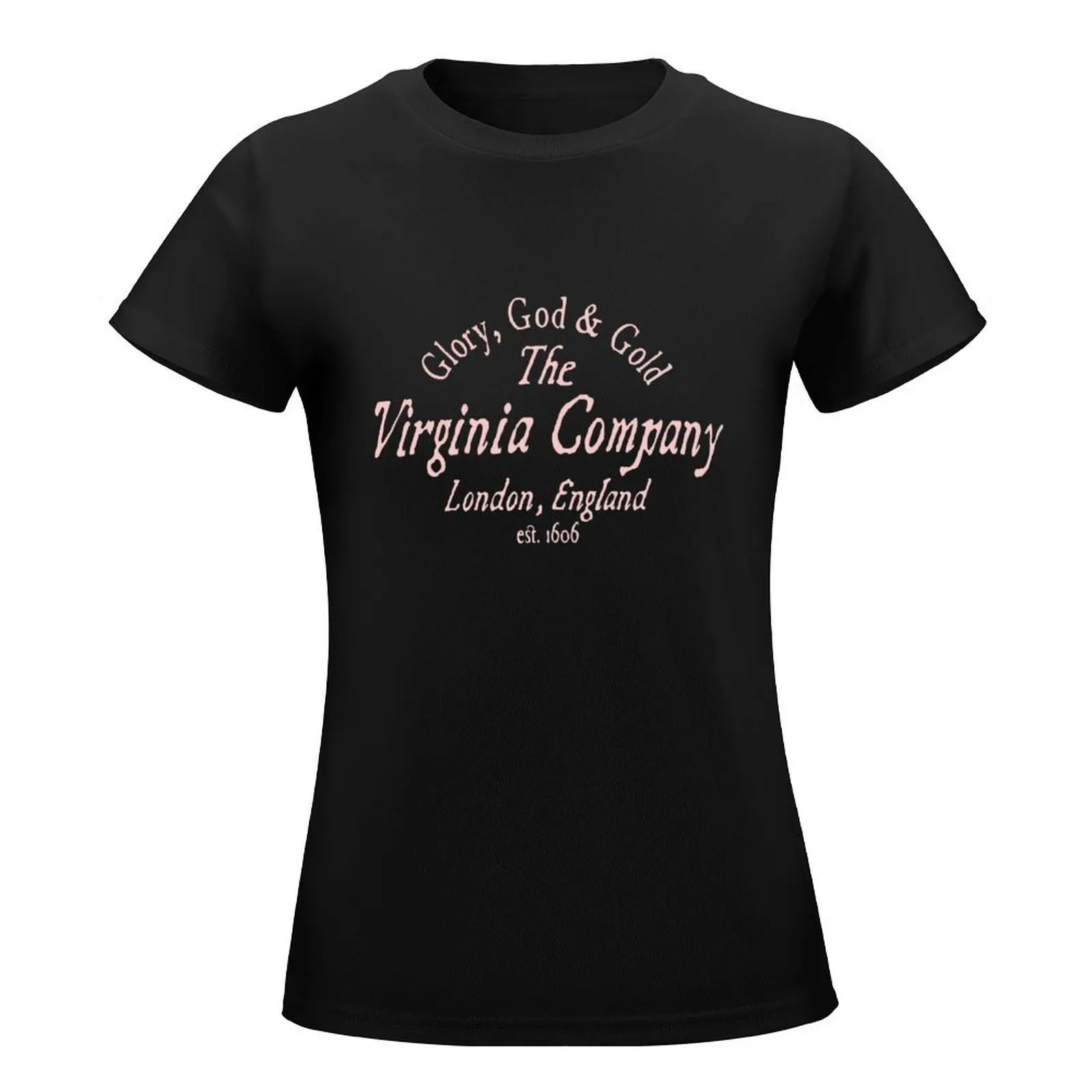 Millennial Pink The Virginia Company - Glory God & Gold T-Shirt graphics vintage western t-shirt dress for Women