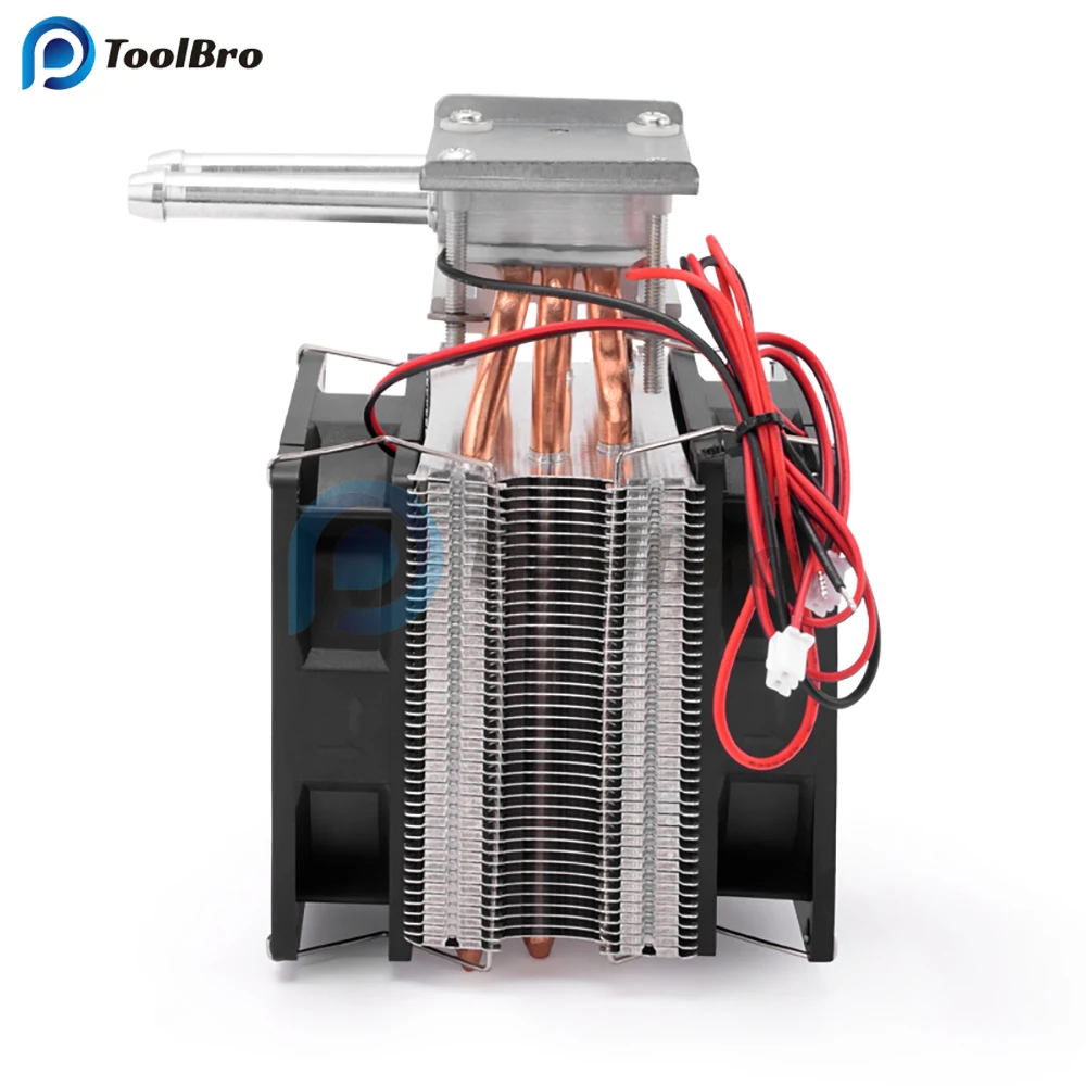 120W 12V 15-20A Peltier Cooler Semiconductor Refrigeration Cooling System Water Cooling Hydrocooling Conditioner for Fish Tank