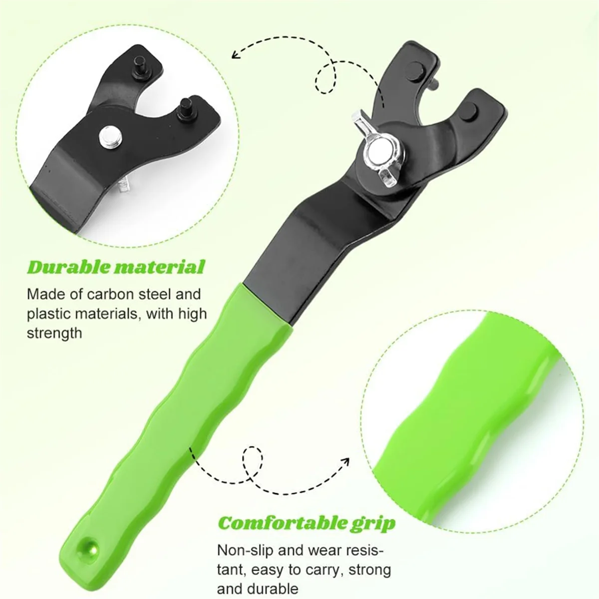 

ABNJ 26 шт. комплект ключей для угловой шлифовальной машины, регулируемый гаечный ключ для угловой шлифовальной машины, запасные части для угловой шлифовальной машины