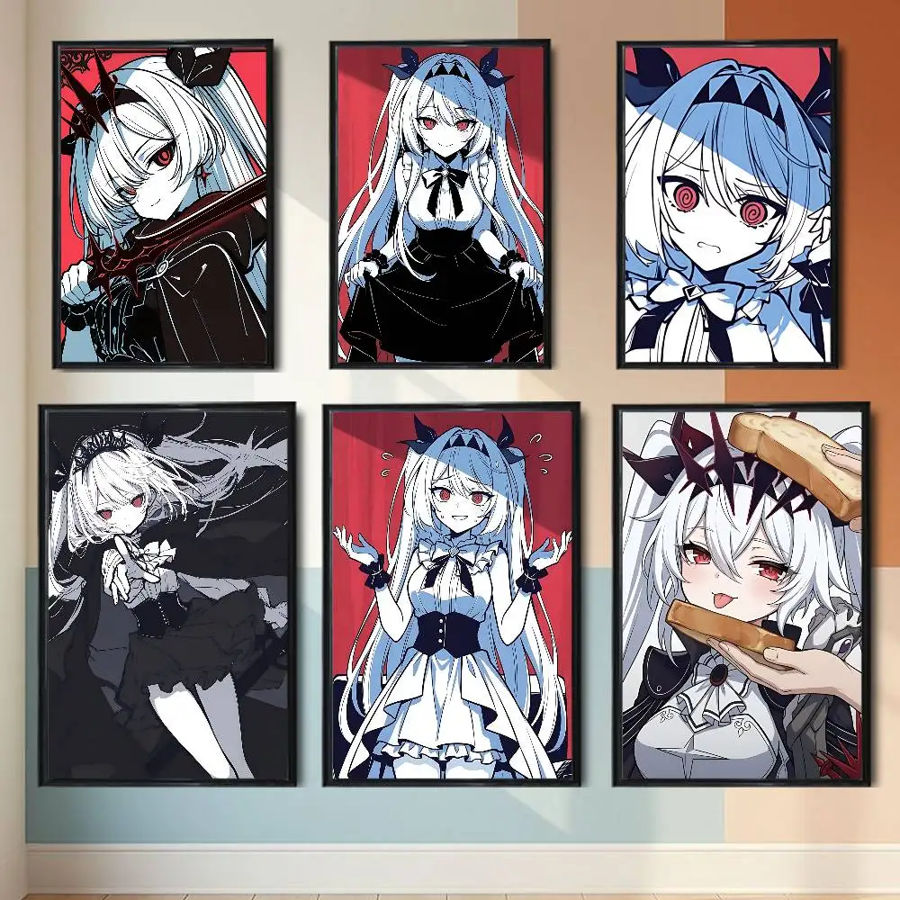 game NOexistenceN of You AND Me Lilith Poster HD Art Sticky Wall Waterproof Home Living Room Bedroom Bar Aesthetic Decoration