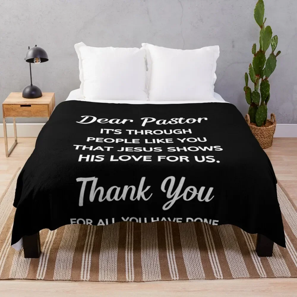 Pastor Appreciation Throw Blanket Plaid Summer Beddings Tourist warm winter Blankets