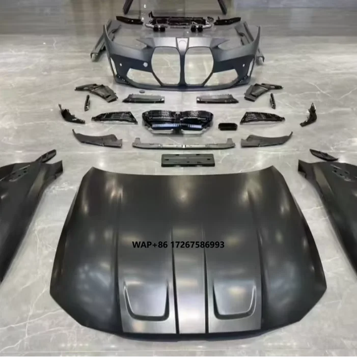 

For M4 CMST Body Kit Front Lip Side Skirts Rear Lip Spoiler Mudguard Engine Hood G82 M4 Kit