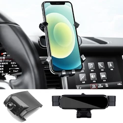 Supporto per telefono da auto per Porsche 718 Boxster Spyder 982 Panamera 971 Macan 95b Cayenne 92A Coupe 9YB accessori interni