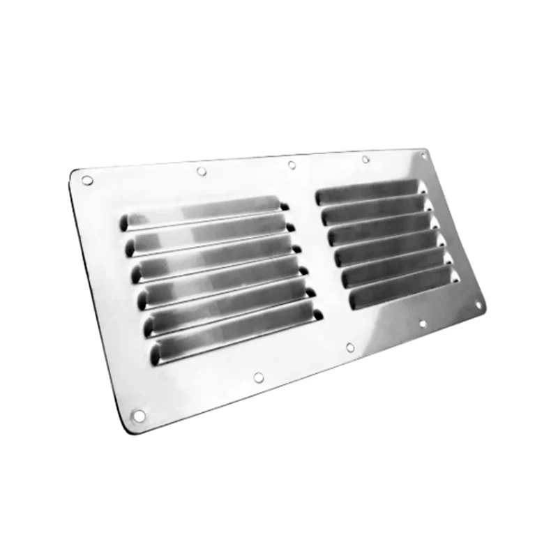 

Stainless Steel Square Vent Grille and Ventilation Sheet Heat Dissipation Shutter For Yacht RV Truck Marine Hardware Accessories