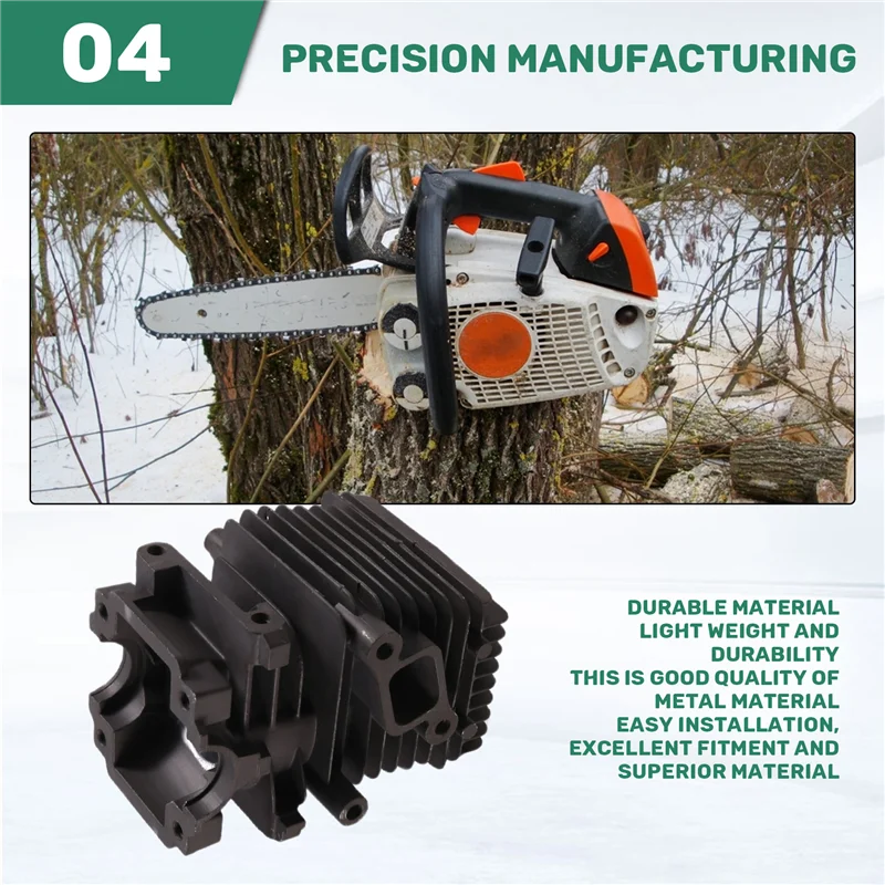 

ABMH-Cylinder Piston Kit For Stihl MS192 MS192T MS192TC MS192TC-E MS192TC-E Z MS192T-Z Cylinder Chainsaw Accessories