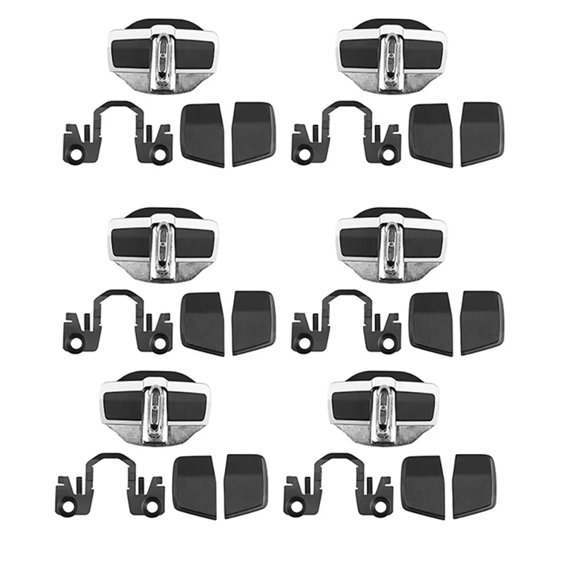 

Durable-6 Set Car TRD Door Stabilizer Protector For Nissan All Series E12/E13/C27/C28/KICKS/ X-TRAIL Door Latches Buckle Covers