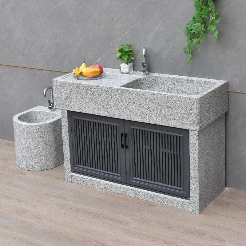 Marble Sink Stone Laundry Pool Outdoor Courtyard Vegetable Pool Outdoor Stone Sink Balcony Home Outdoor