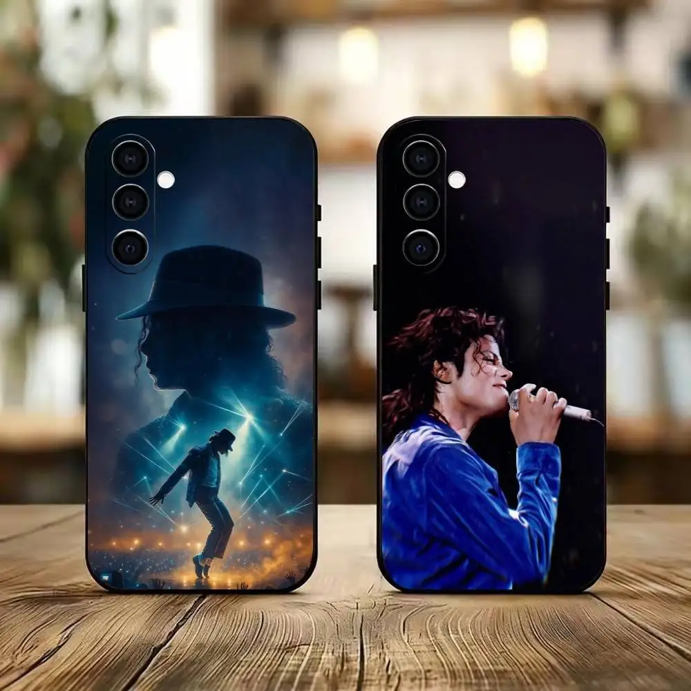 

MJ-Michael Jacksons Phone Case Black Silicone Soft For Samsung Galaxy A73,A72,A71,A70,A53,A52,A51