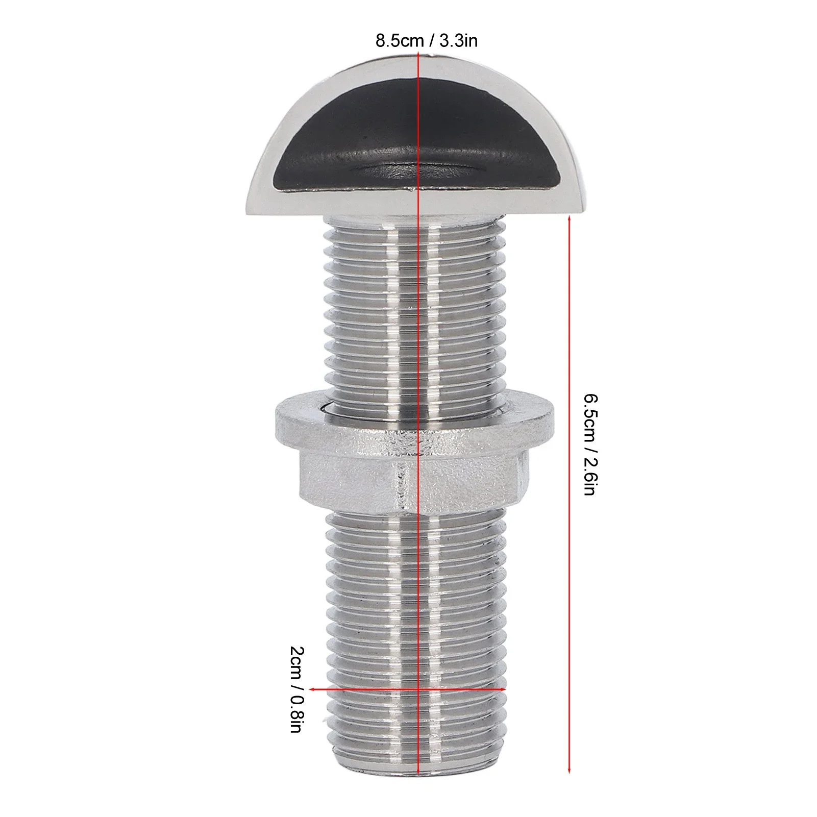 Stainless Steel Marine Vent – Easy-Clean Replacement for Boat/Yacht Fuel Tanks (Durable, Corrosion-Resistant)