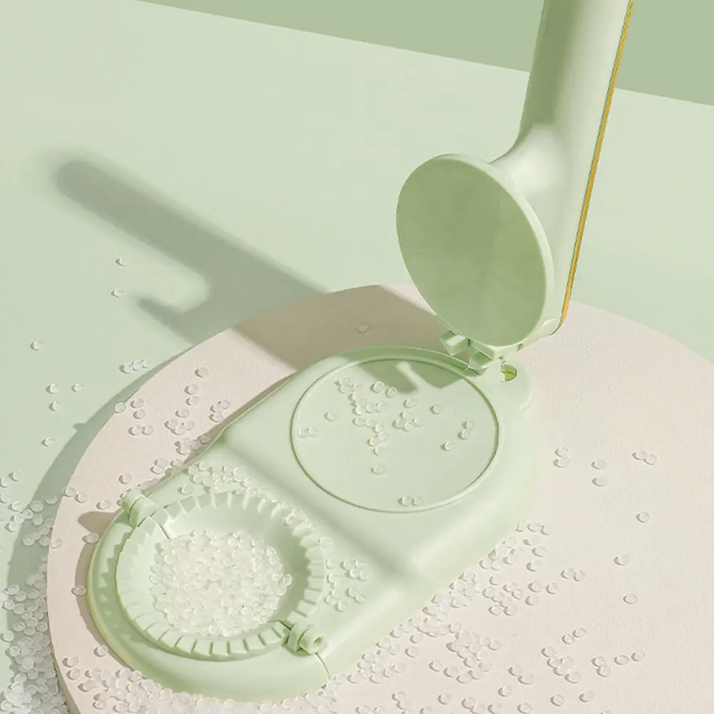 

2 in 1 Dumpling Maker Rolling Dough Tool Green Manual Mold Kitchen Press Machine Pp Mould Perfect Wrapper Easy Party