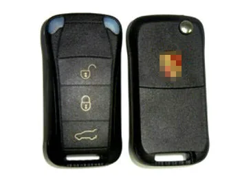 1 قطعة الأحمر الأزرق الذهب الفضة الأبيض ألياف الكربون رمادي البلاستيك الصلب مفتاح بعيد غطاء للحماية لبورشه كايين توربو S GTS V6 V8 #6