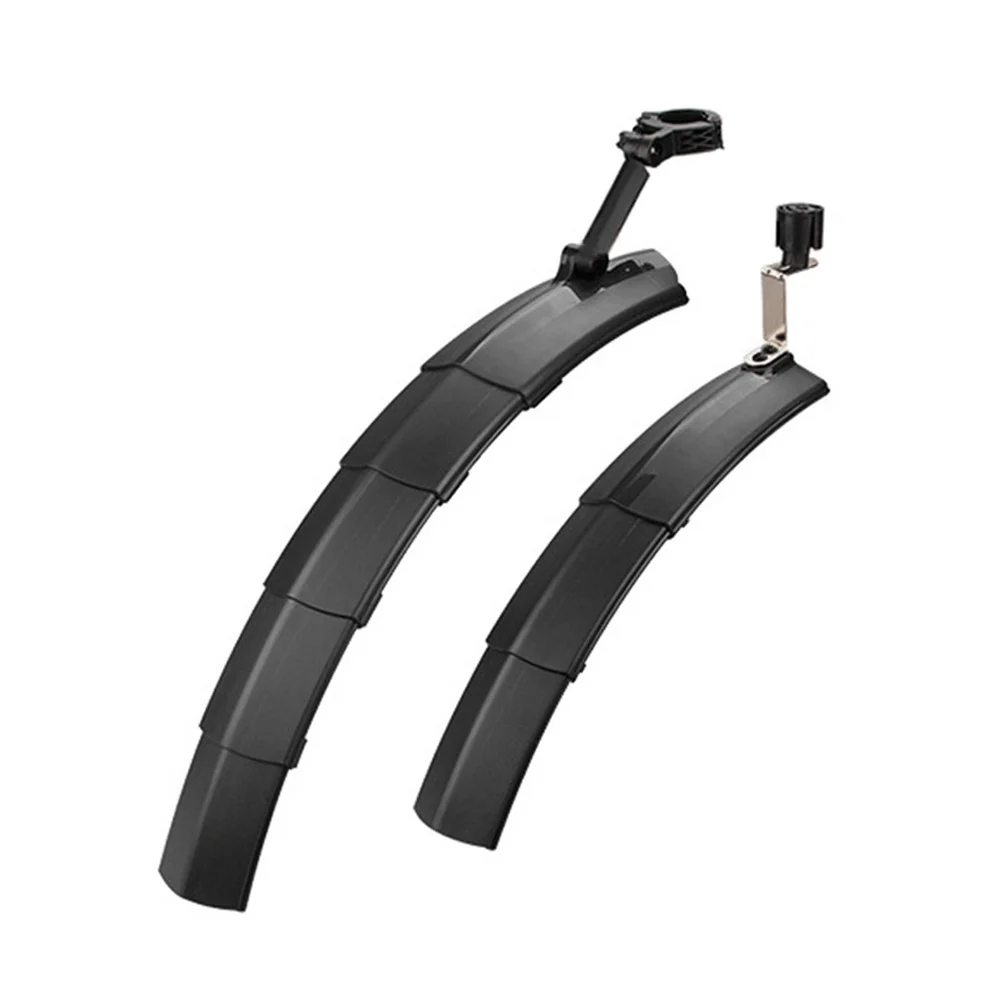 

Mountain Bike Rear Scalable Plastic Mud Guard Black Seat Post Rear Frame Mount Adjustable Mudflap Splash Protection