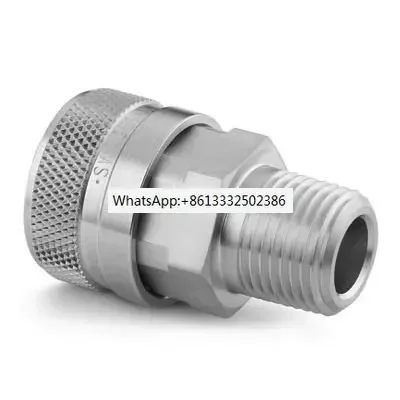 

【 SS-QF4-B-4PM 】 QF4 quick connector pipe body 1/4 inch NPT