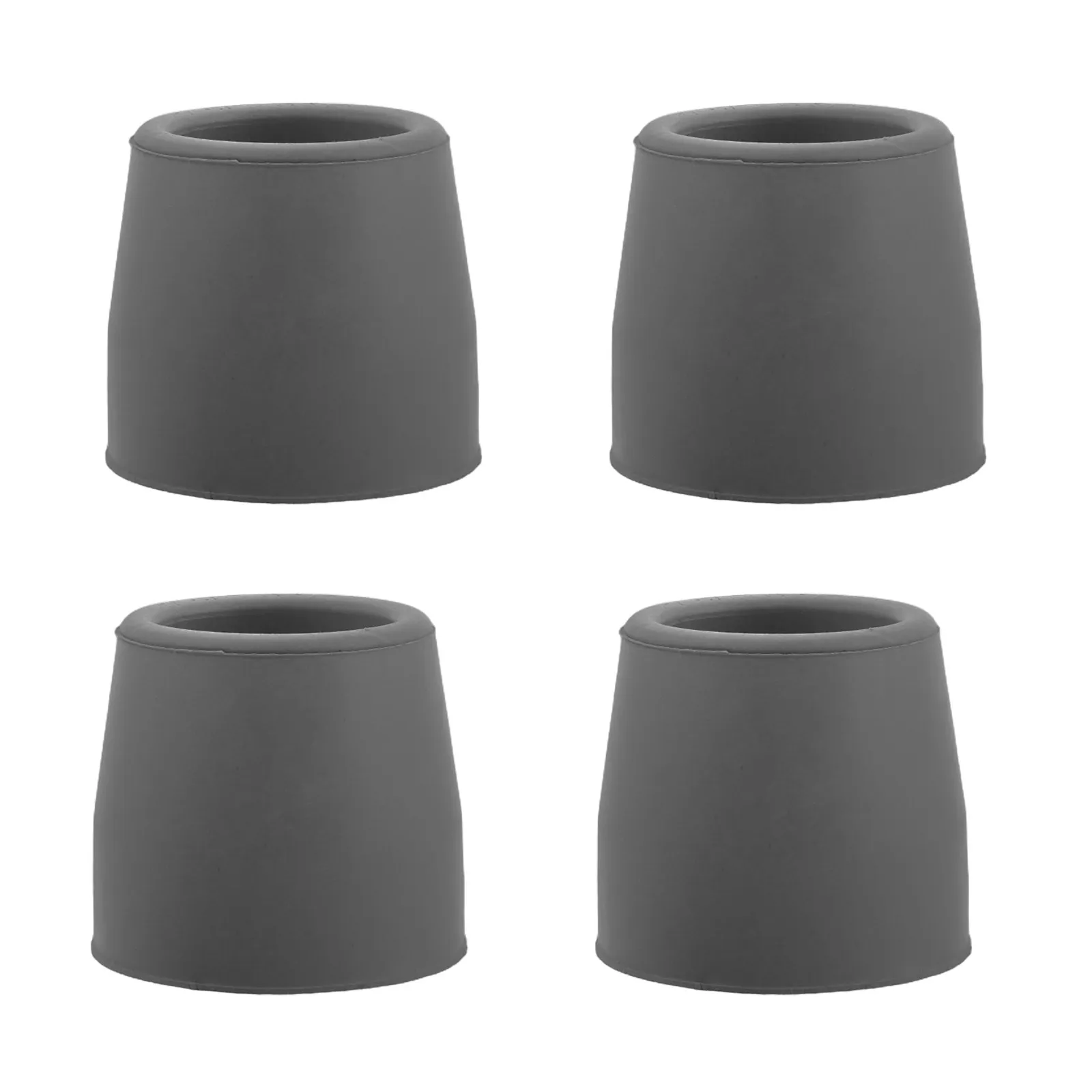4Pcs Walker Tips Replacement Rubber Non Slip Accessories for Crutch Canes Stable Grip Walkers Walker Glide Tips Accessories