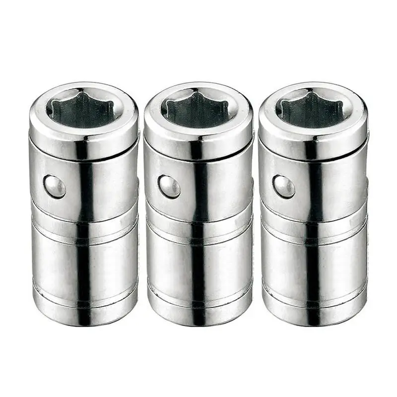 Upgrade 1/2/3pcs  Socket Adapter 6.3mm Square Drive To 1/4