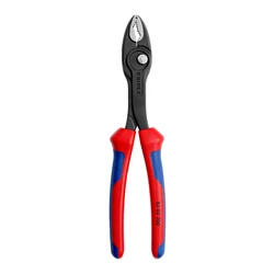 KNIPEX TwinGrip Slip Joint Pliers with Push Button Position Adjustment for Auto Repairing, Clamping Damaged Screw No.8202200