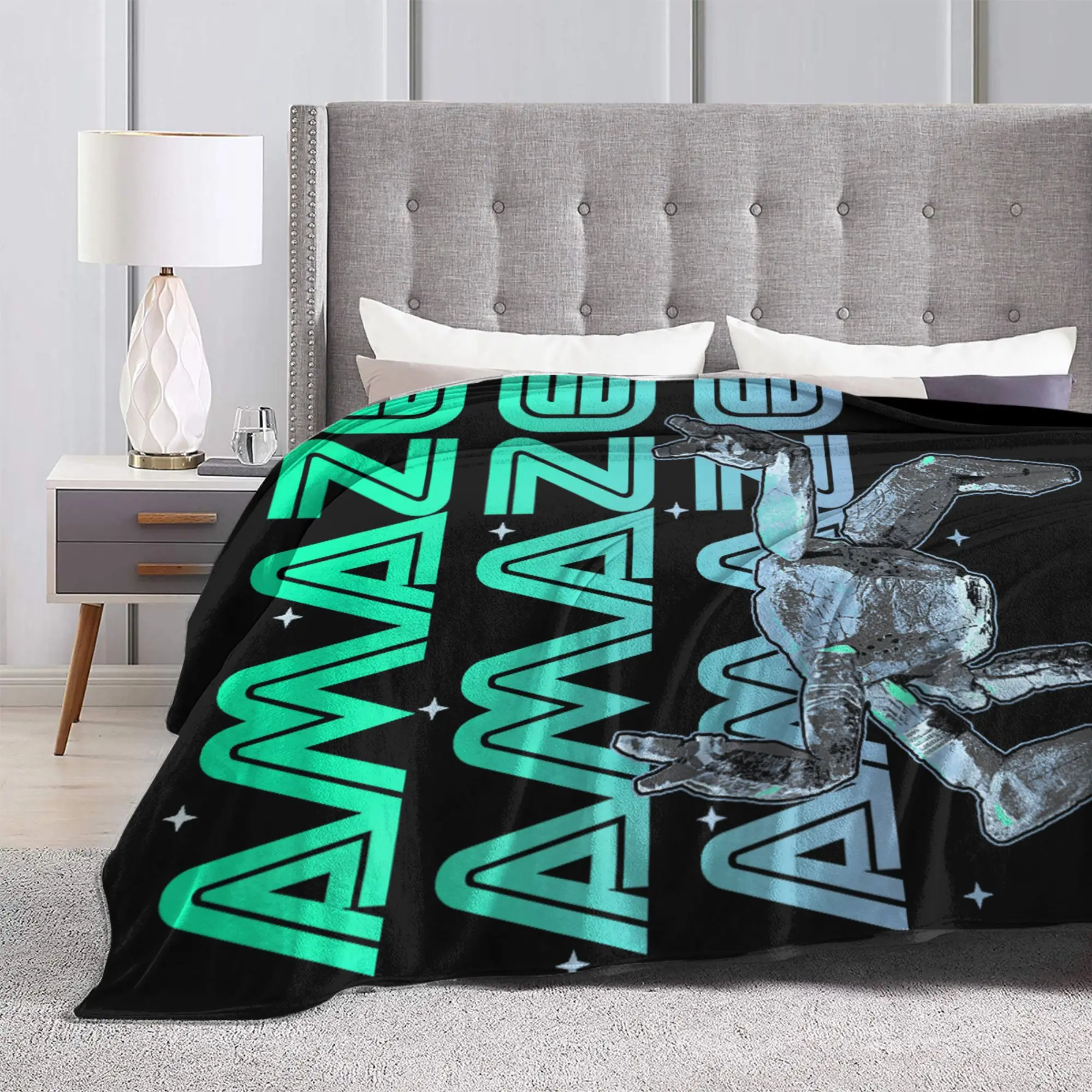 Project Hail Mary Amazing Alien Flannel Blanket  Awesome Throw Blankets for Home 150*125cm Rug Piece