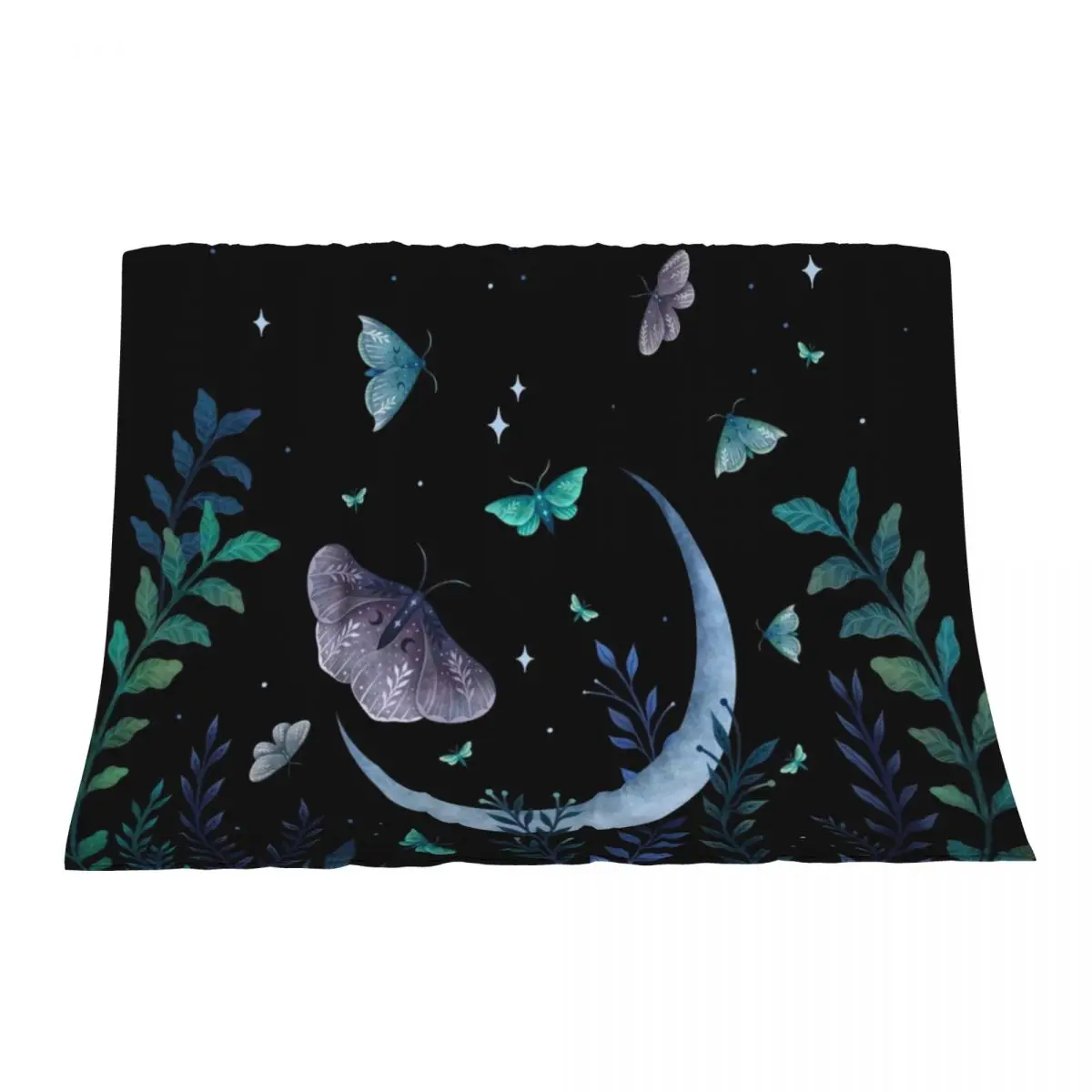 

Moth Garden Throw Blanket Thin Tourist christmas decoration Blankets