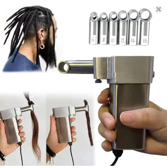 Electric Handheld Portable Dreadlock, Maker Crochet Machine, Automatic Dreadlocks Machine, Quick DIY Dreadlocks Braiding Hair