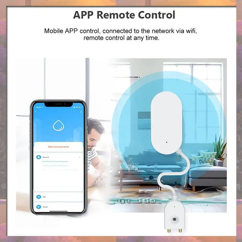 Лидер продаж Tuya Zigbee датчик утечки детектор утечки воды датчик утечки датчик воды предотвращает утечку воды для умного дома